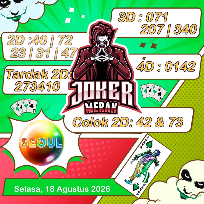 joker merah SEOUL 18-Aug-2026