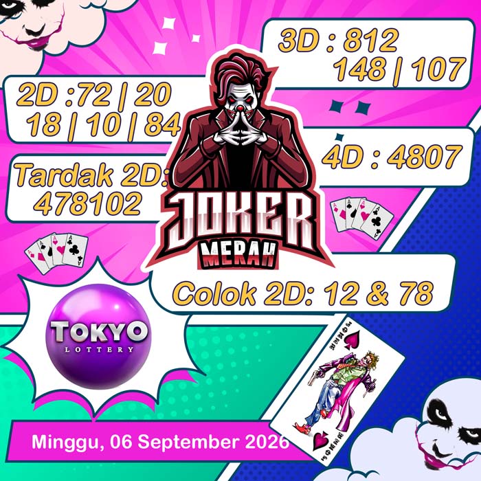 joker merah TOKYO 6-Sep-2026